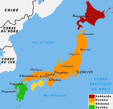 carte japon
