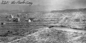 Hiroshima après l'explosion nucléaire